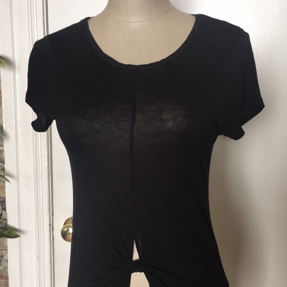 Cotton On High Low Black Top Sz XS - Picture 5 of 9